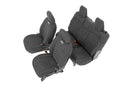 Rough Country Seat Covers Front and Rear For Jeep Wrangler JL 18-23