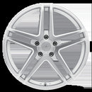 18X8 American Racing AR907 Silver w/ Machine Face Wheel/Rim 5x114.3 18-8