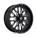 20X7 Fuel UTV D611 Stroke Gloss Black Milled 4X156 ET13 wheel/rim