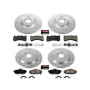 PowerStop Z23 Daily Driver Carbon-Fiber Ceramic Brake Pad and Drilled & Slotted