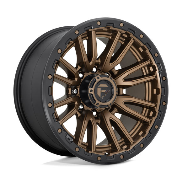 20x10 Fuel Off-Road D681 Rebel Matte Bronze Black Bead Ring 8x180 ET-18 Wheel