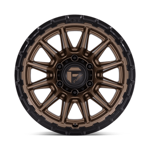17x8.5 Fuel Off-Road FC866 Piston Matte Bronze Black Lip 6x139.7 ET25 Wheel