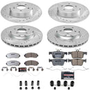 Z26 Street Performance Ceramic Brake Pad and Drilled & Slotted Rotor Kit