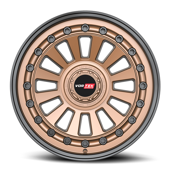 20x9.5 Vortek VRD-702 Radar Matte Bronze 5x127 ET-12 CB78.1 Wheel