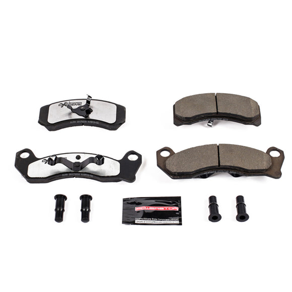 PowerStop Z26 Street Performance Carbon-Fiber Ceramic Brake Pads With Hardware