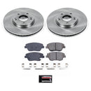 PowerStop OE Stock Replacement Low-Dust Ceramic Brake Pad and Rotor Kit