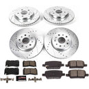 PowerStop Z23 Daily Driver Carbon-Fiber Ceramic Brake Pad and Drilled & Slotted