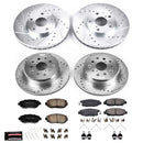 PowerStop Z23 Daily Driver Carbon-Fiber Ceramic Brake Pad and Drilled & Slotted