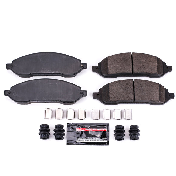 PowerStop Z23 Evolution Sport Carbon-Fiber Brake Pads With Hardware