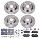PowerStop OE Stock Replacement Low-Dust Ceramic Brake Pad and Rotor Kit