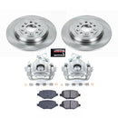 PowerStop OE Stock Replacement Low-Dust Ceramic Brake Pad, Rotor and Caliper Kit