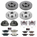 PowerStop OE Stock Replacement Low-Dust Ceramic Brake Pad, Rotor and Caliper Kit