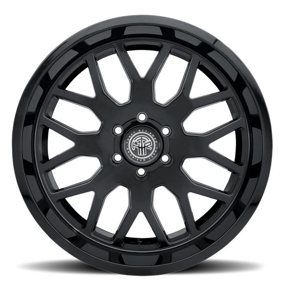 22x10 Thret Offroad Monarch-901 Gloss Black Wheel 6x135 ET-21 CB87.1