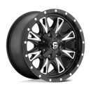 17X6.5 Fuel D513 THROTTLE Matte Black Milled 8X165.1 ET-140 wheel/rim