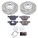PowerStop Semi-Coated Rotor and Low-Dust Ceramic Brake Pad Kit