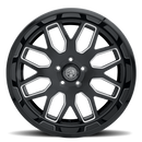 22x10 Thret Offroad Monarch-901 Gloss Black/Milled Wheel 5x127 ET-21 CB78.1