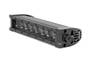 Rough Country Black Series LED Light Bar Cool White DRL8" For Single Row