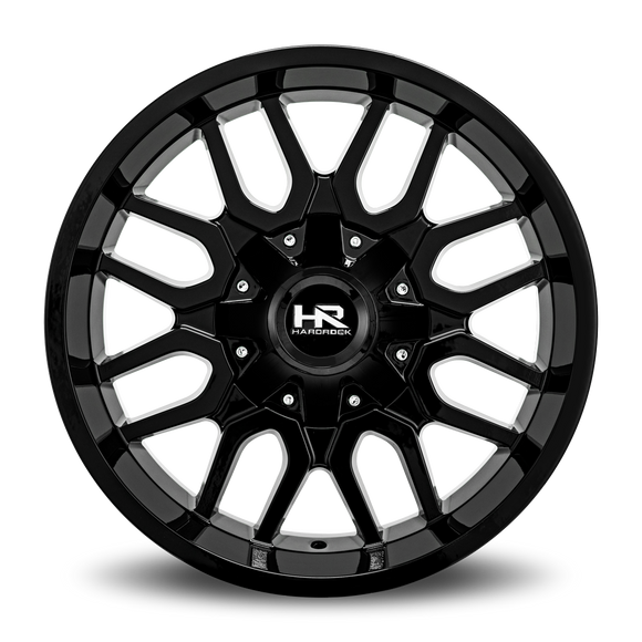 20x10 Hardrock Commander Gloss Black 5x139.7/150 ET-19 wheel/rim