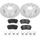 PowerStop Genuine Geomet Coated Rotor and Low-Dust Ceramic Brake Pad Kit