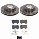 OE Stock Replacement Low-Dust Ceramic Brake Pad and Rotor Kit