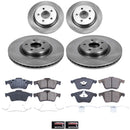 PowerStop OE Stock Replacement Low-Dust Ceramic Brake Pad and Rotor Kit