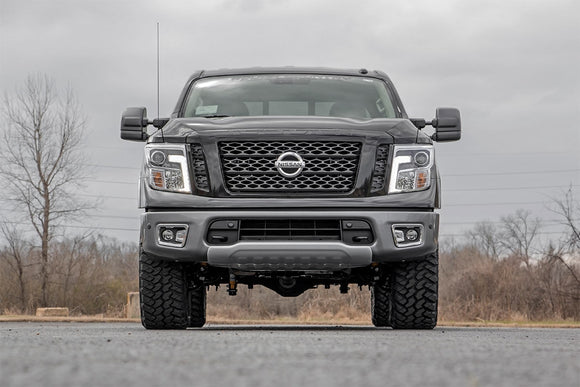 Rough Country 3" Lift Kit N3 Struts And Shocks For Nissan Titan 4WD 2017-2024