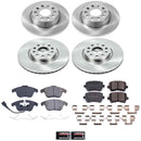 PowerStop OE Stock Replacement Low-Dust Ceramic Brake Pad and Rotor Kit