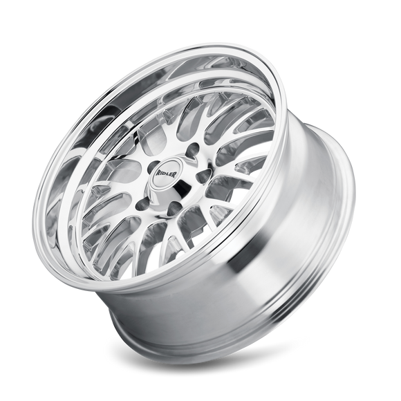 20x10 Ridler 607 Polished 5x120.65 ET0 wheel/rim