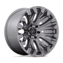 20x9 Fuel Off-Road D830 Quake Gray 5x114.3 ET1 CB72.56 Wheel Rim