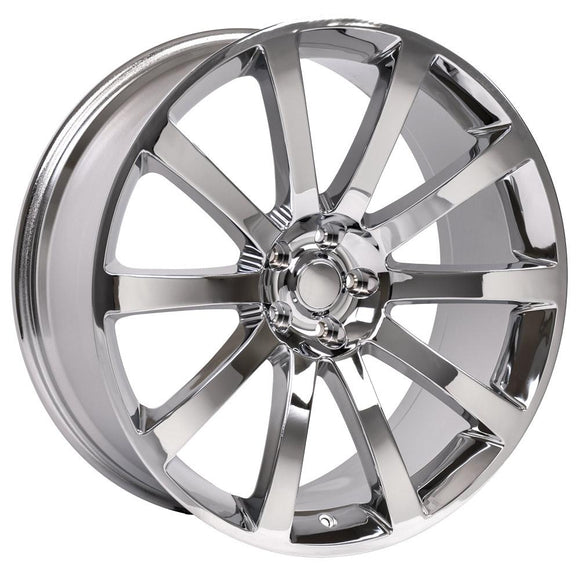 20" Replica Wheel CL02 Fits Chrysler 300 Rim 20x9 Chrome Wheel