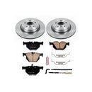 PowerStop OE Stock Replacement Low-Dust Ceramic Brake Pad and Rotor Kit