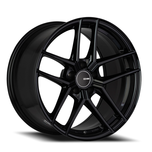 18X9.5 Enkei TY5 Wheel/Rim Gloss Black 5x100 ET45 18-9.5 5-100 Each