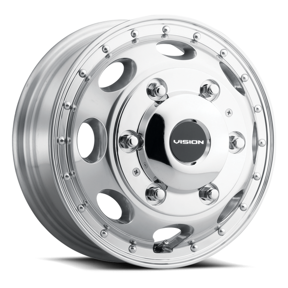 16x5.5 Vision 181Z Hauler Polished 6x205 ET120.05 Wheel Rim