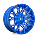 22x10 Fuel Off-Road D770 Twitch Anodized Blue Milled 8x180 ET-18 CB124.2 Wheel