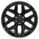 22" Replica CV98B fits Chevy Silverado 22x9 Gloss Black