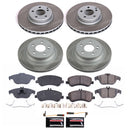 PowerStop Semi-Coated Rotor and Low-Dust Ceramic Brake Pad Kit