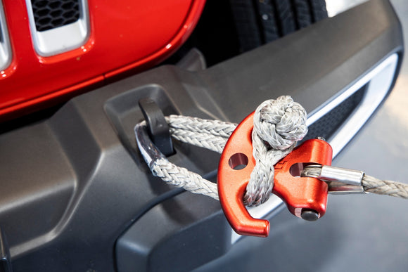 Rough Country Multi-Function Winch Cleat Black With Rubber Isolator
