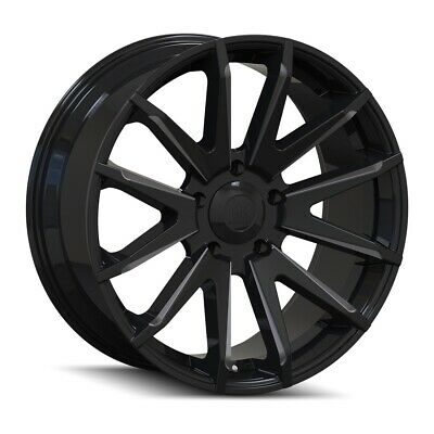 20x9.5 Mayhem Crossfire Black-Gloss Wheel/Rim 6x139.7 8109-2983BM25