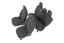 Rough Country Seat Covers Front and Rear For Jeep Wrangler 18-23