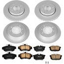 PowerStop Genuine Geomet Coated Rotor and Carbon-Fiber Ceramic Brake Pad Kit