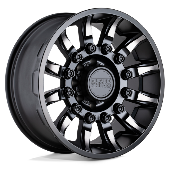 20x9 Black Rhino Mission Matte Black with Machined Tinted Spokes 5x127 ET-18.00 CB71.60