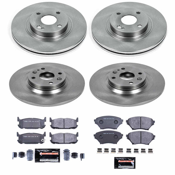 PowerStop Track Day Spec High-Performance Brake Pad and Rotor Kit
