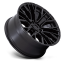 20x9 Fuel Off-Road D847 Rebar Blackout 6x139.7 ET1 CB106.1 Wheel Rim