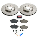 PowerStop OE Stock Replacement Low-Dust Ceramic Brake Pad and Rotor Kit