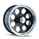 16x8 Ion Style 171 Black Wheel/Rim 5x114.3 5-114.3 5x4.5 16-8 ET-5