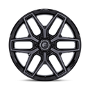 24x10 Fuel Off-Road Flux Gloss Black Gray Double Dark Tint 6X139.7 ET0 Wheel
