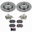 PowerStop OE Stock Replacement Low-Dust Ceramic Brake Pad, Rotor and Caliper Kit