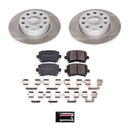 PowerStop Semi-Coated Rotor and Low-Dust Ceramic Brake Pad Kit