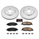 PowerStop Genuine Geomet Coated Rotor and Low-Dust Ceramic Brake Pad Kit