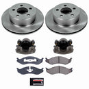 PowerStop OE Stock Replacement Low-Dust Ceramic Brake Pad, Rotor and Caliper Kit